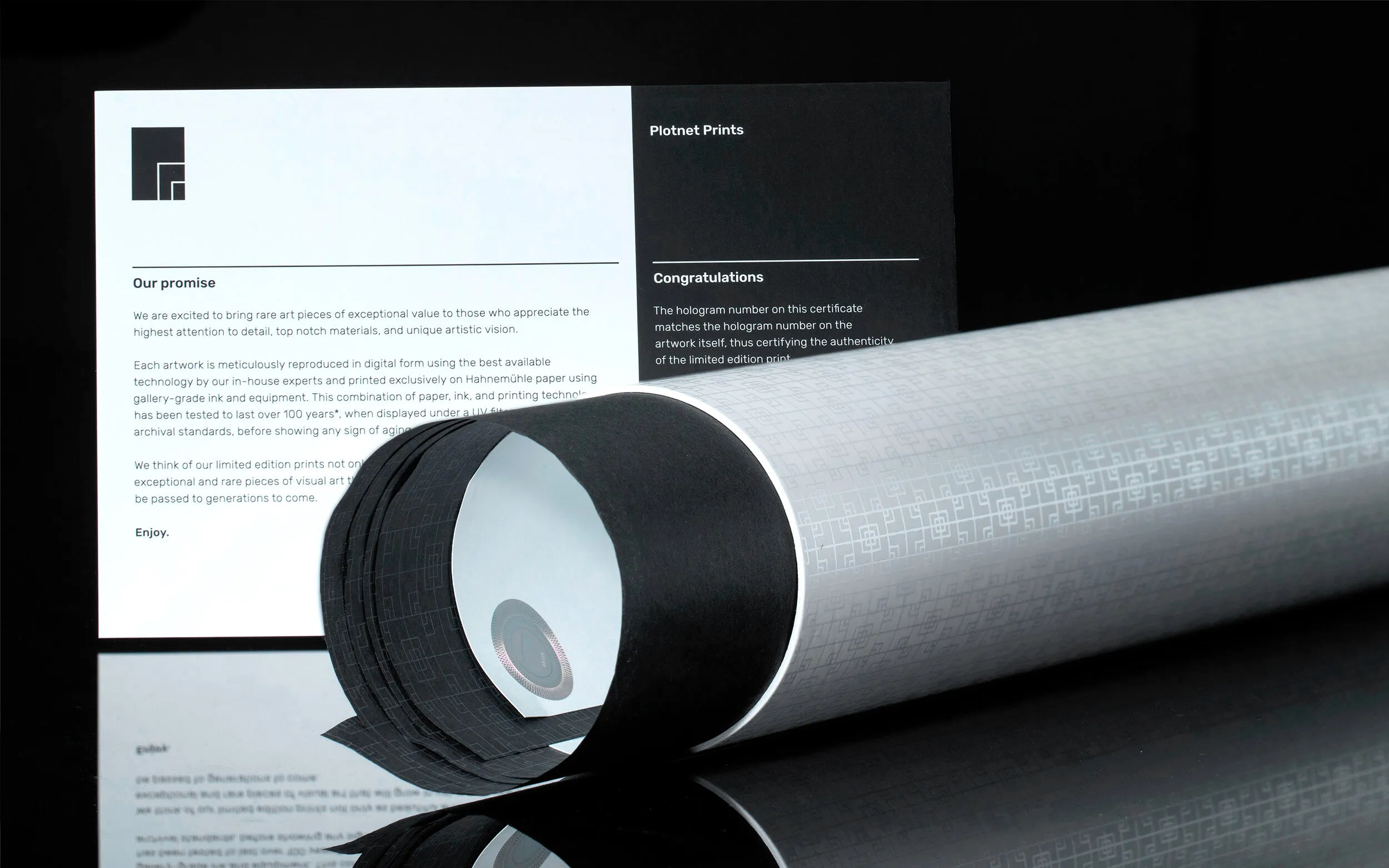 Plotnet Prints packaging at San Francisco Design Week
